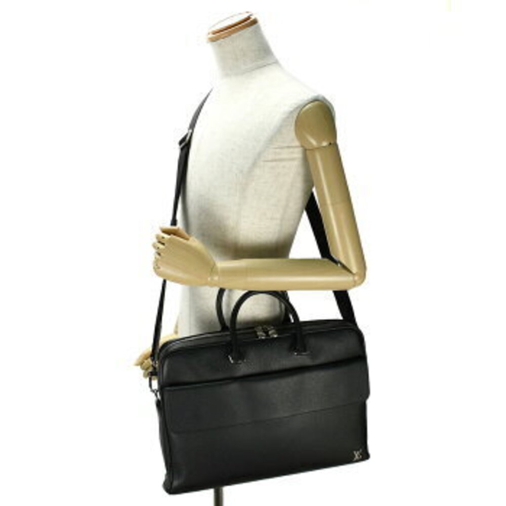Louis Vuitton Alex Briefcase black Taiga leather business bag shoulder document - Picture 10 of 10